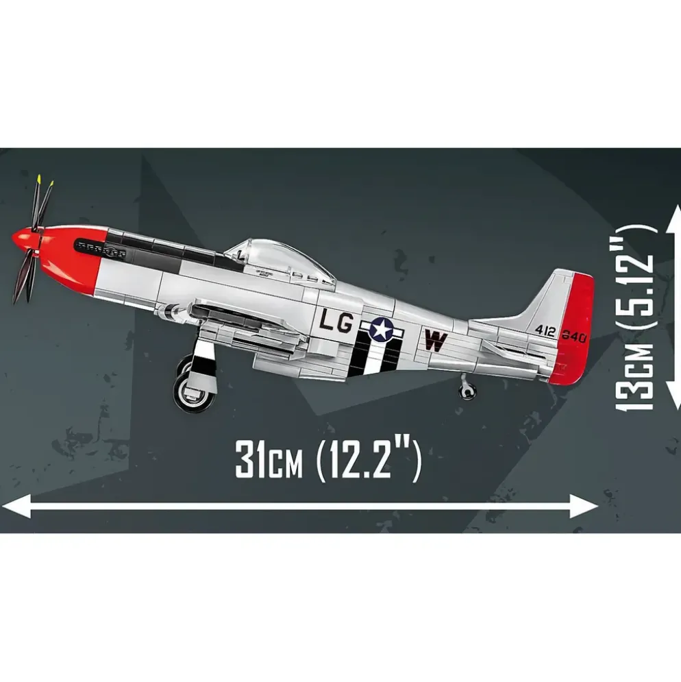 North American P-51D Mustang - Top Gun Maverick - Byggklossar - 5846 - COBI - 1:32