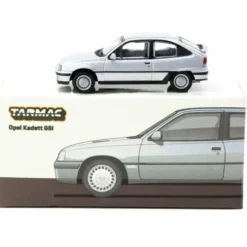 Opel Kadett GSi - Silver - GLOBAL64 - Tarmac Works - 1:64