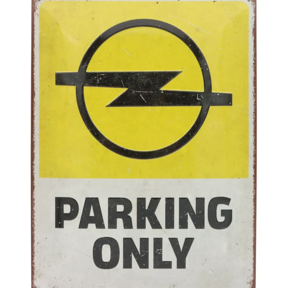 Opel - Parking Only - Plåtskylt - 30x40 cm