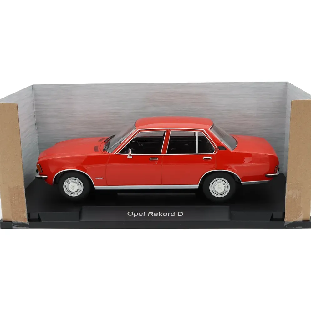 Opel Rekord D - Röd - 1972 - MCG - 1:18
