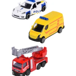 3-pack finska utryckningsfordon - S.O.S. Cars - Majorette