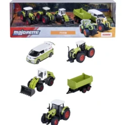 5-pack med lantbruksfordon - Farm - Claas - Majorette