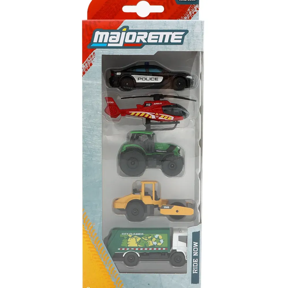5-pack med Leksaksbilar från Majorette