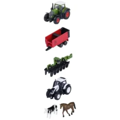 5-pack med traktorer och tillbehör - Majorette - Farm - Set 1