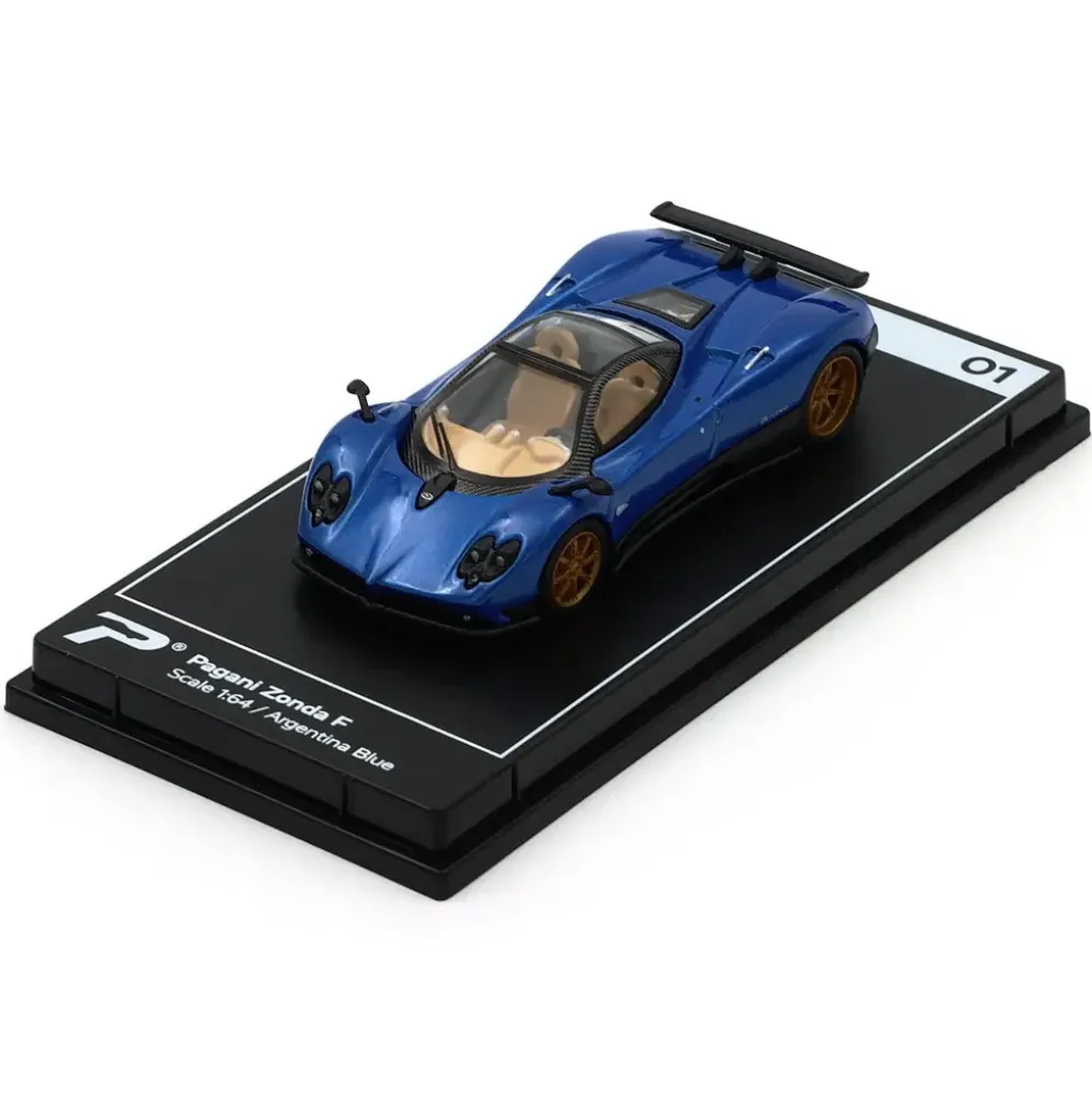 Pagani Zonda F - Blå - PosterCars - 1:64