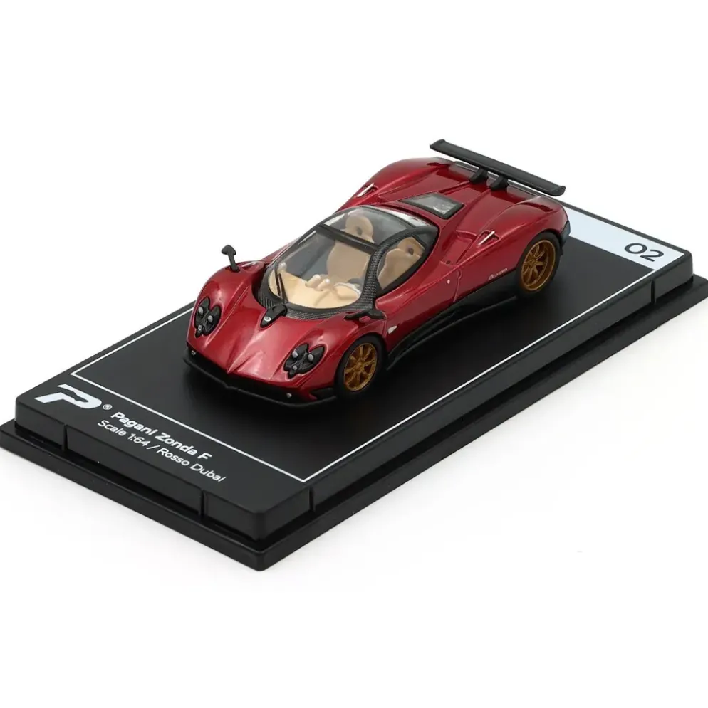 Pagani Zonda F - Röd - PosterCars - 1:64