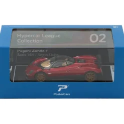 Pagani Zonda F - Röd - PosterCars - 1:64