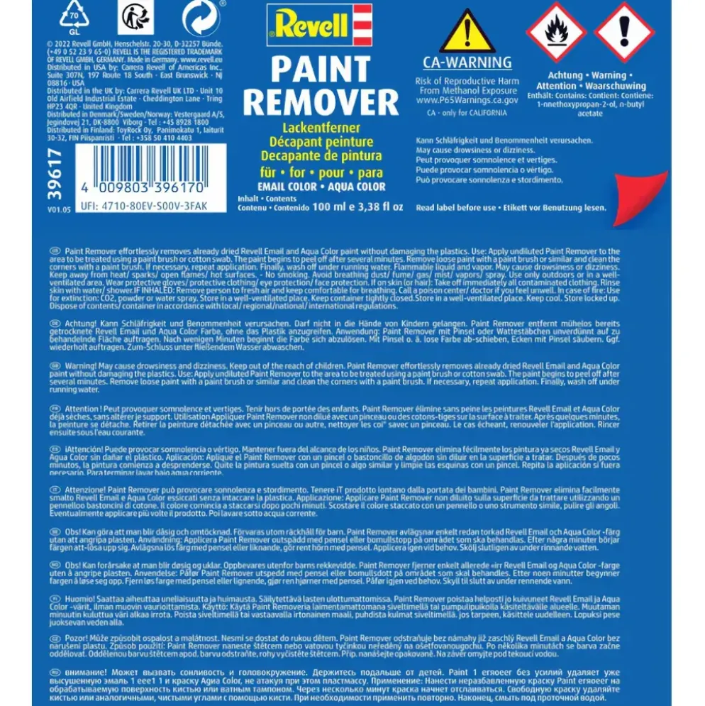 Paint Remover - 100 ml - 39617 - Revell