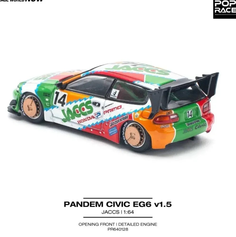 Pandem Honda Civic EG6 - JACCS - 128 - Pop Race