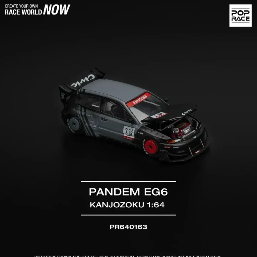 Pandem Honda Civic EG6 KANJOZOKU - 163 - Pop Race