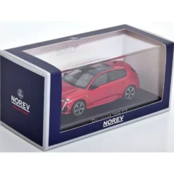 Peugeot 308 GT 2021 - Röd - Norev - 1:43