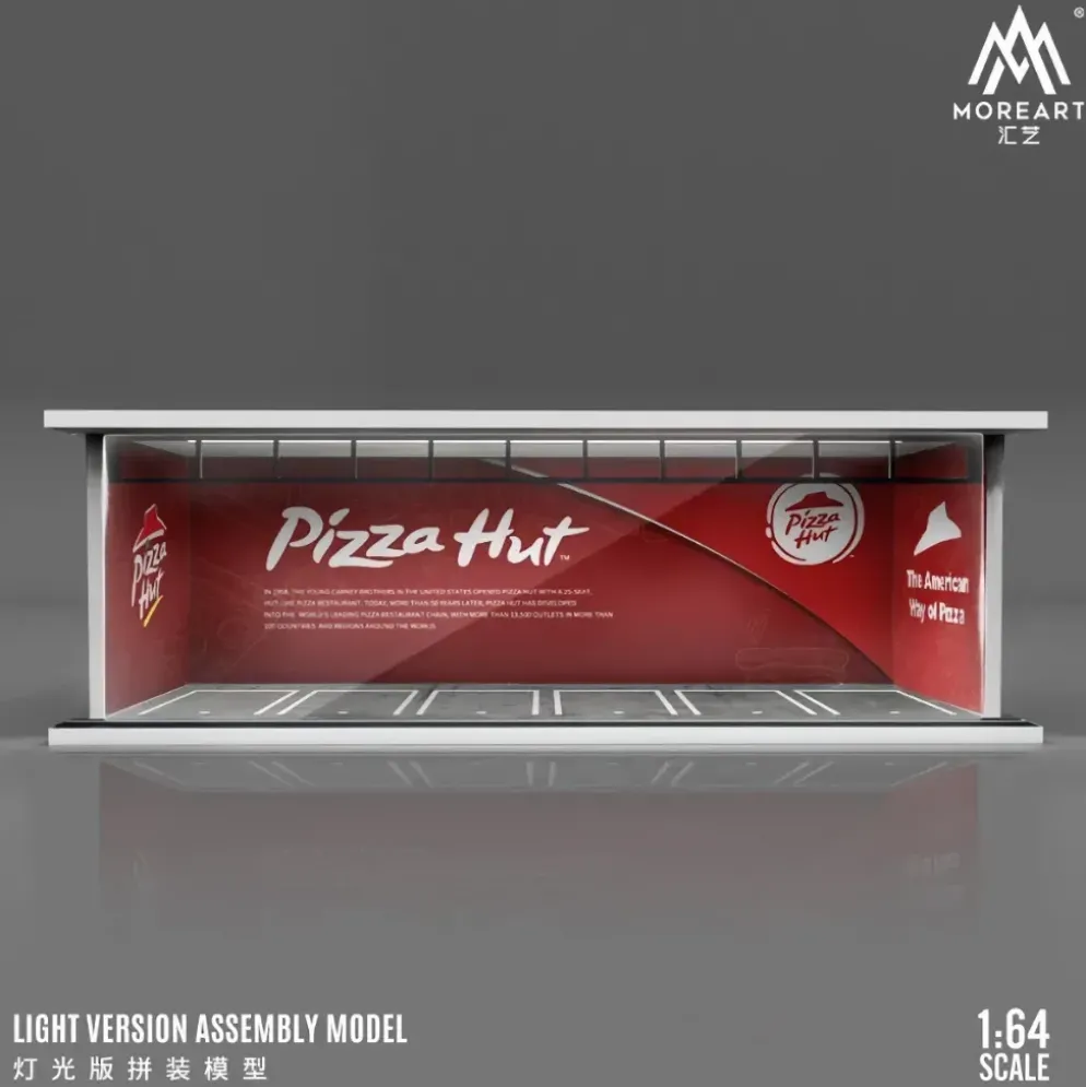 Pizza Hut Diorama - LED-belysning - 1:64