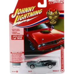 1971 Plymouth Cuda Convertible - Grå - JL - 1:64