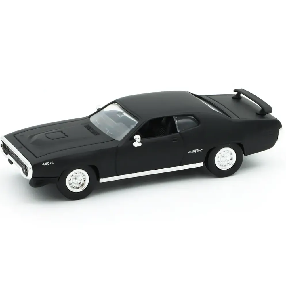 1971 Plymouth GTX - Svart - Lucky Die Cast - 1:43