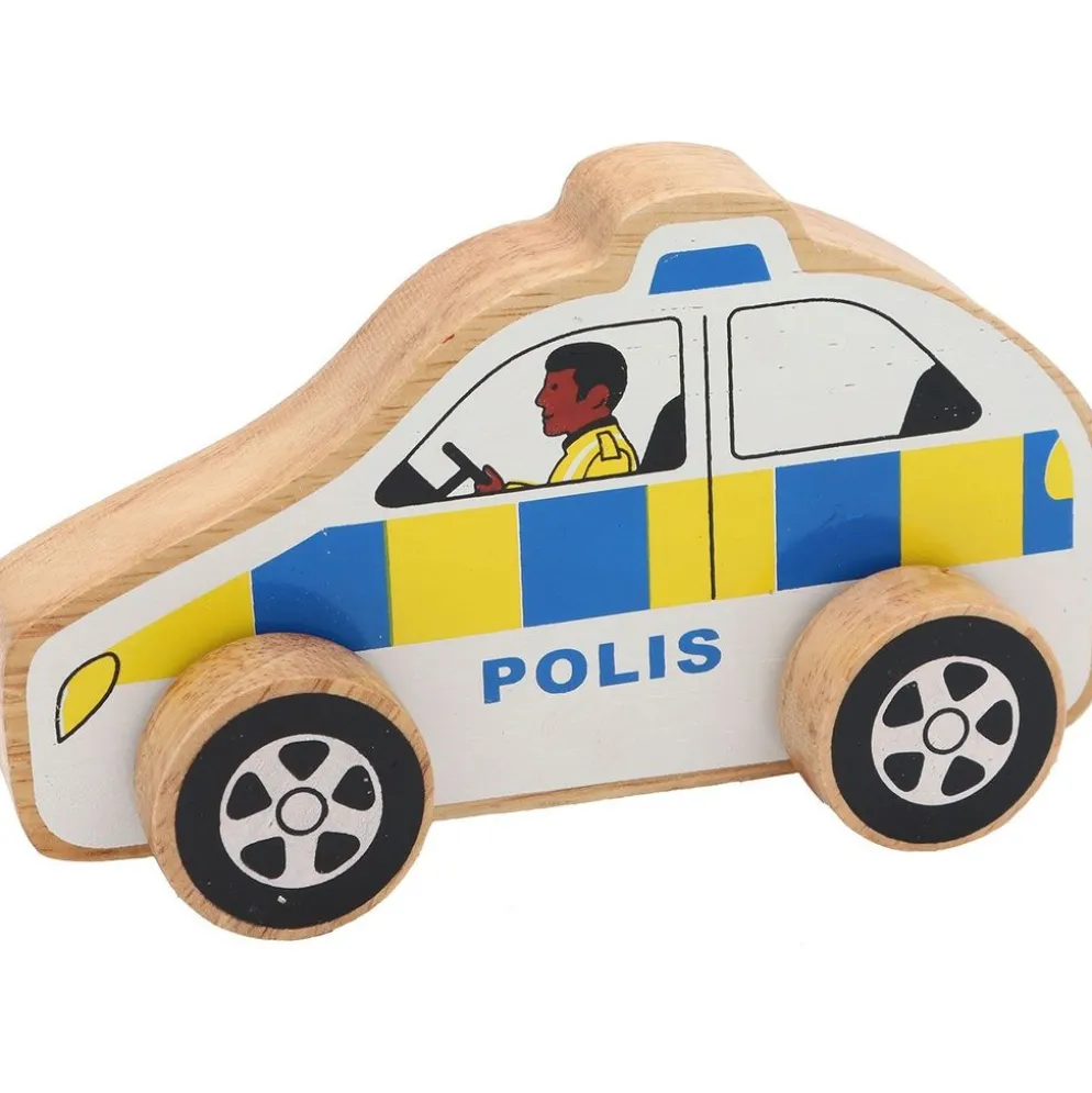 Polisbil i trä från Lanka Kade
