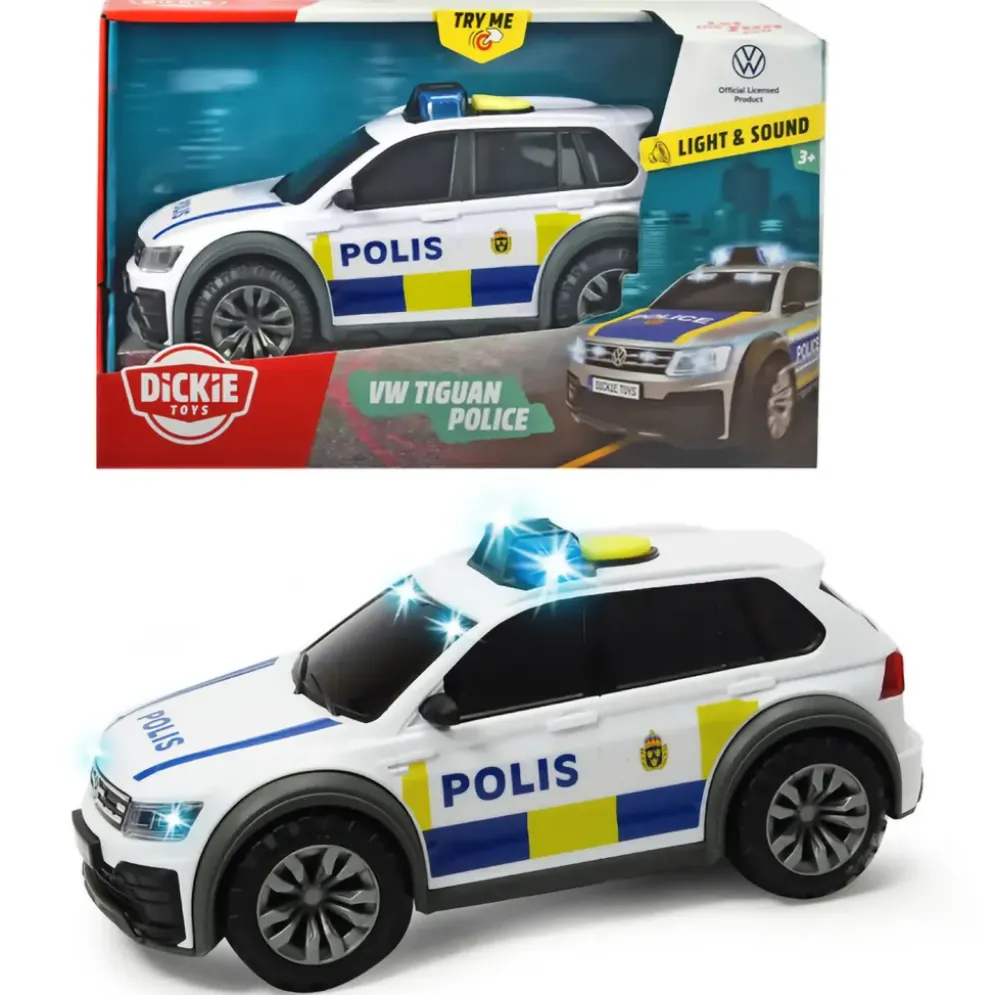 Polisbil - VW Tiguan - Ljud och ljus - Dickie Toys