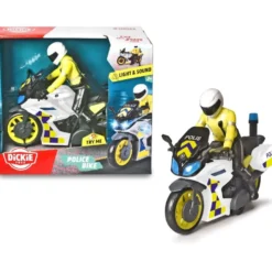 Polismotorcykel Yamaha - Svensk Polis - Ljud och Ljus - Dickie Toys