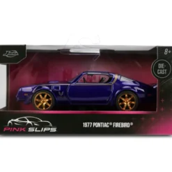 1977 Pontiac Firebird - Lila - Pink Slips - Jada - 13 cm