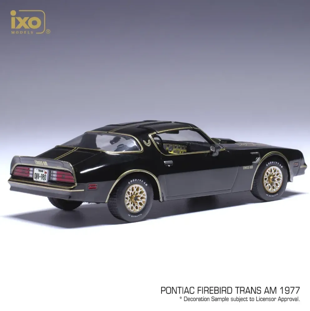 Pontiac Firebird Trans Am - 1977 - Svart / Guld - Ixo Models - 1:43