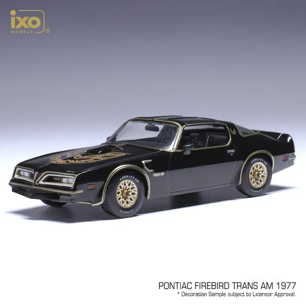 Pontiac Firebird Trans Am - 1977 - Svart / Guld - Ixo Models - 1:43