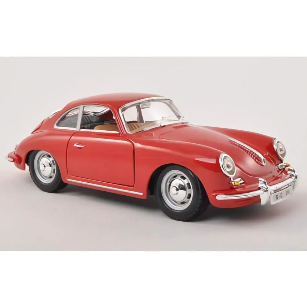 Porsche 356B Coupe (1961) - Röd - Bburago - 1:24