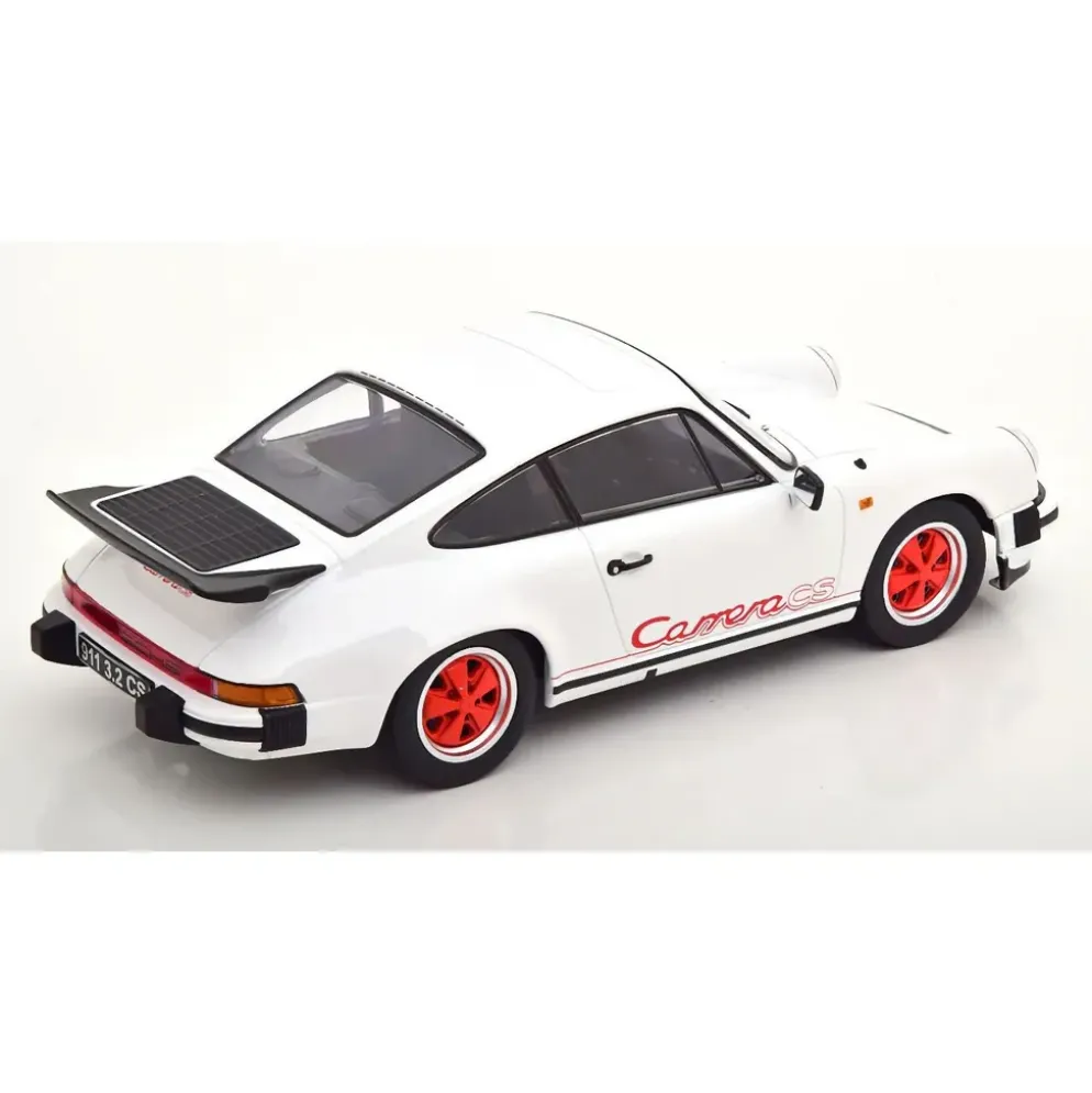 Porsche 911 Carrera Clubsport 1989 - Vit/Röd - KK-Scale 1:18