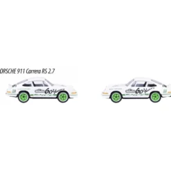 Porsche 911 Carrera RS 2.7 - Vit - Majorette 60 Years - 8 cm