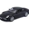 Porsche 911 (991) Carrera S - Svart - Bburago - 1:24