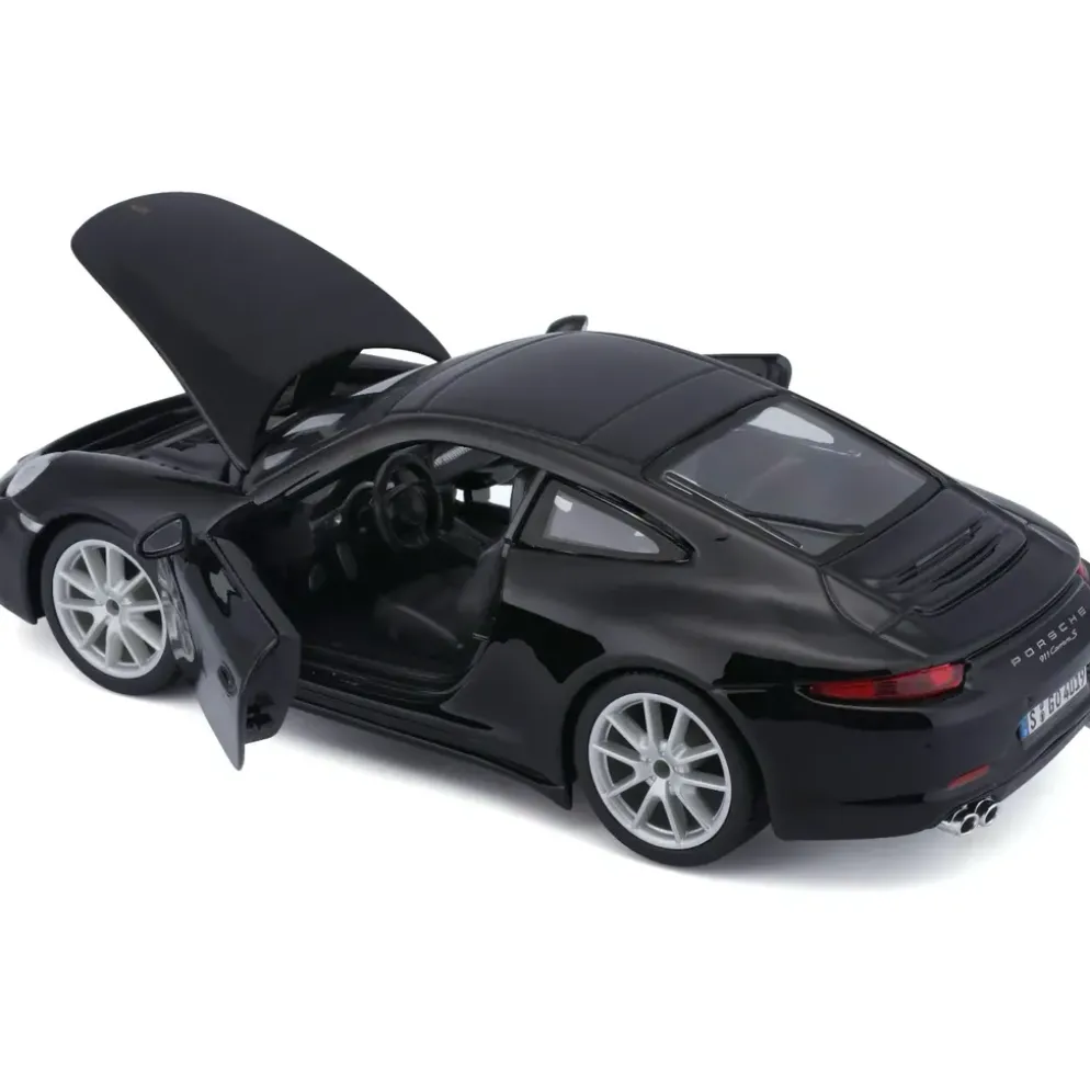Porsche 911 (991) Carrera S - Svart - Bburago - 1:24