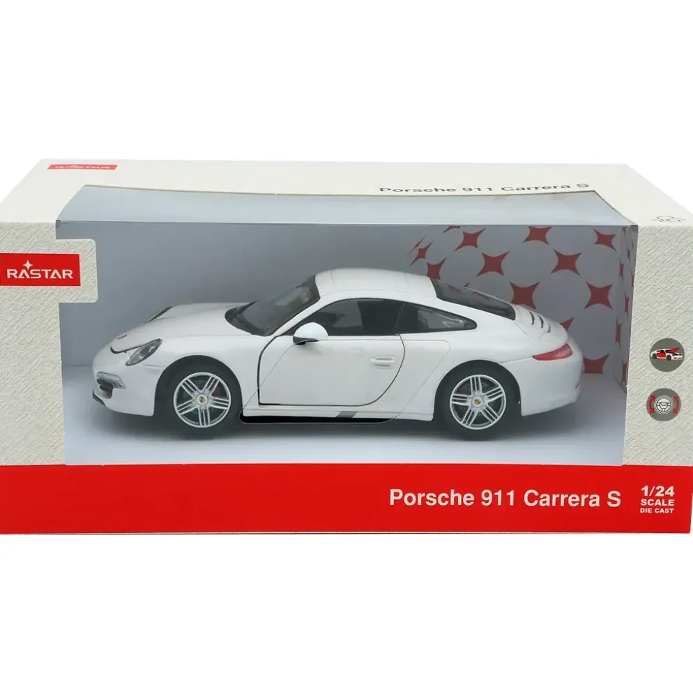 Porsche 911 Carrera S - Vit - Rastar - 1:24