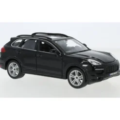 Porsche Cayenne Turbo - Svart - Bburago - 1:24