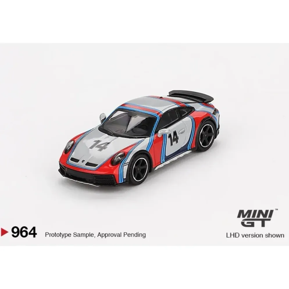 Porsche 911 (992) Dakar - Ice Gray Metallic "Rally 1978" - 964 - Mini GT
