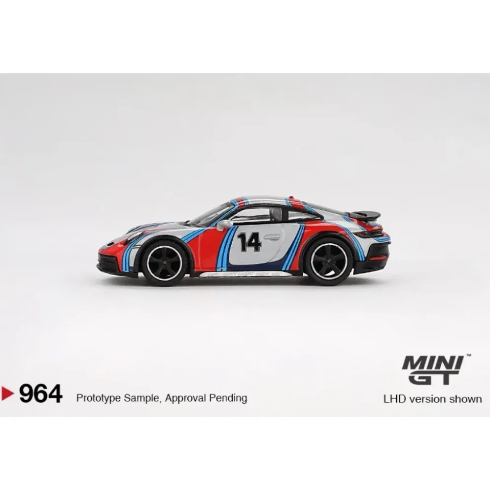 Porsche 911 (992) Dakar - Ice Gray Metallic "Rally 1978" - 964 - Mini GT