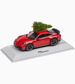 Porsche 911 (992) Dakar - Röd med julgran - Spark - 1:43