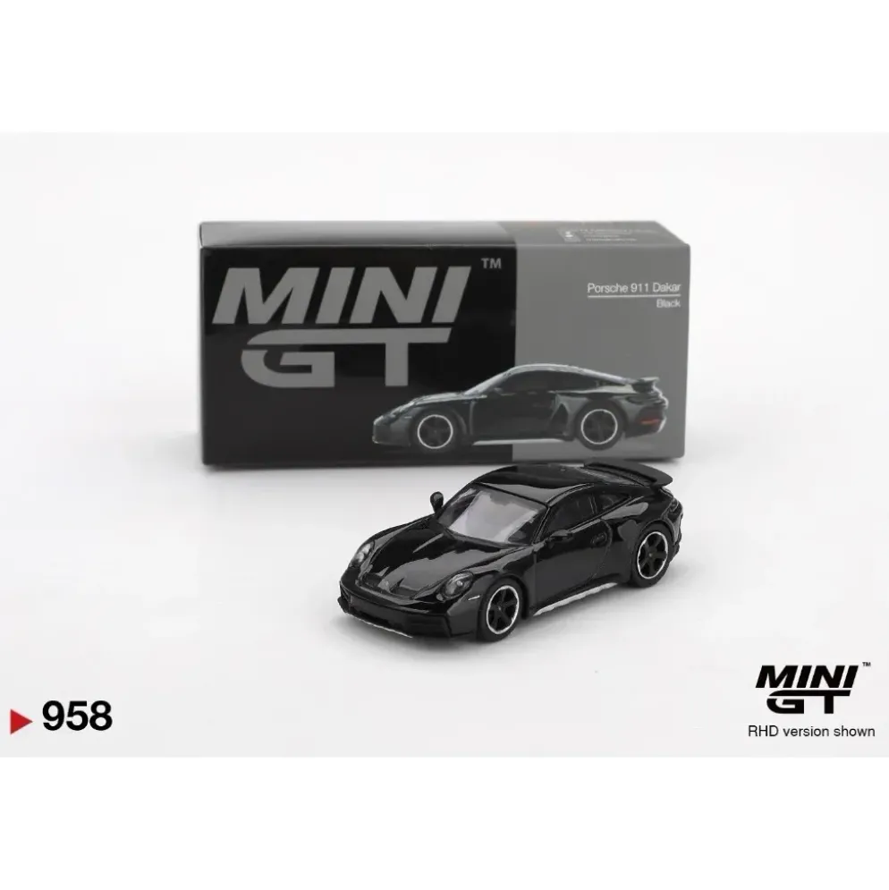 Porsche 911 (992) Dakar - Svart - 958 - Mini GT