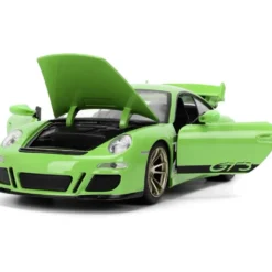 Porsche 911 GT3 (997) - Grön - 2007 - Fast X - Jada Toys - 1:24