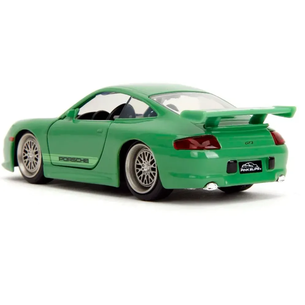 Porsche 911 GT3 (996) - Grön - Pink Slips - Jada - 12 cm