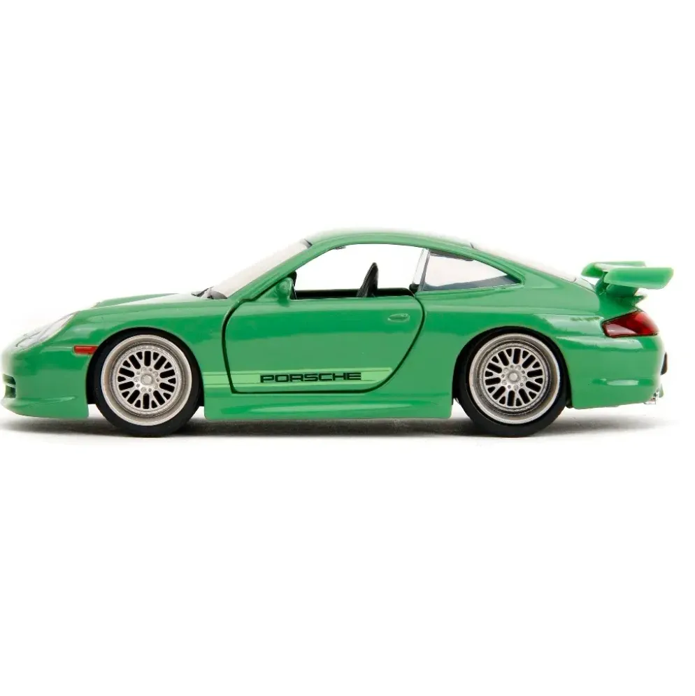 Porsche 911 GT3 (996) - Grön - Pink Slips - Jada - 12 cm
