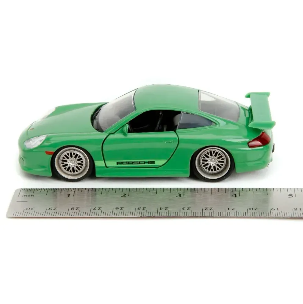 Porsche 911 GT3 (996) - Grön - Pink Slips - Jada - 12 cm