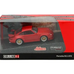 Porsche 911 GT2 - Röd - Tarmac x Schuco - 1:64