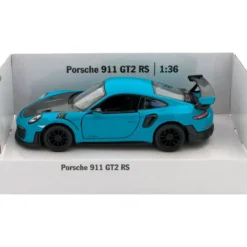 Porsche 911 GT2 RS - Blå - Kinsmart - 1:36