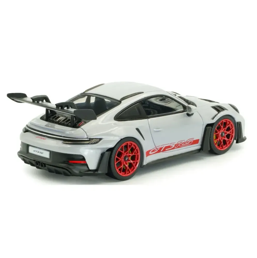 Porsche 911 (993) GT3 RS - 2023 - Ljusgrå / Röd - Solido - 1:43