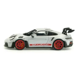 Porsche 911 (993) GT3 RS - 2023 - Ljusgrå / Röd - Solido - 1:43