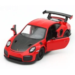 Porsche 911 (991) GT2 RS - Röd och Svart - Kinsmart - 12 cm