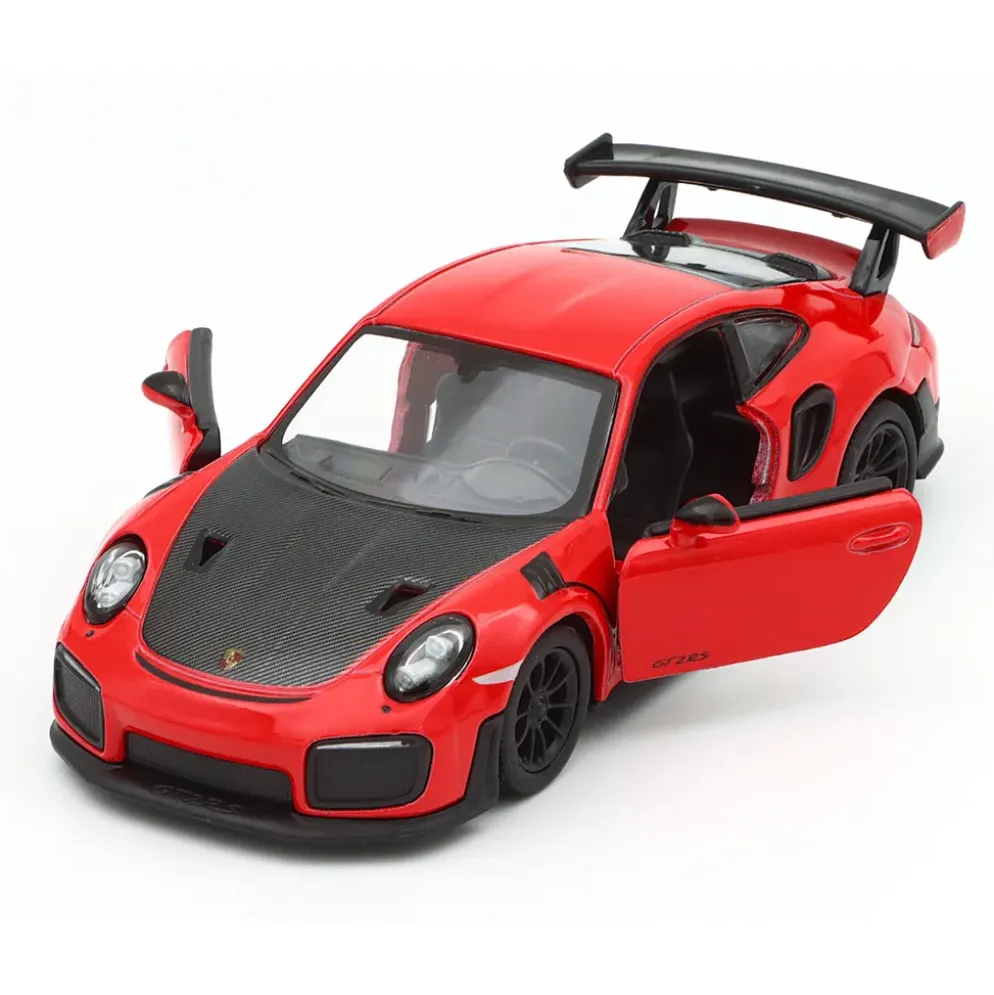 Porsche 911 (991) GT2 RS - Röd och Svart - Kinsmart - 12 cm