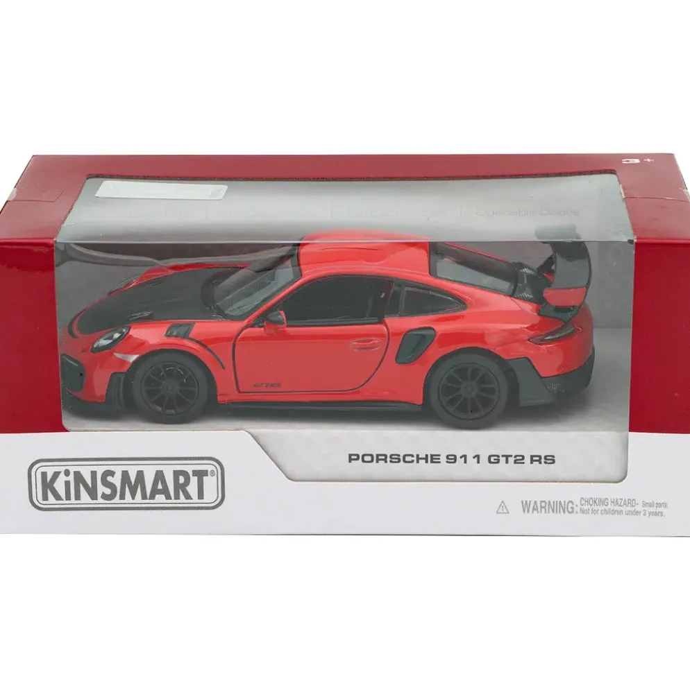 Porsche 911 (991) GT2 RS - Röd och Svart - Kinsmart - 12 cm