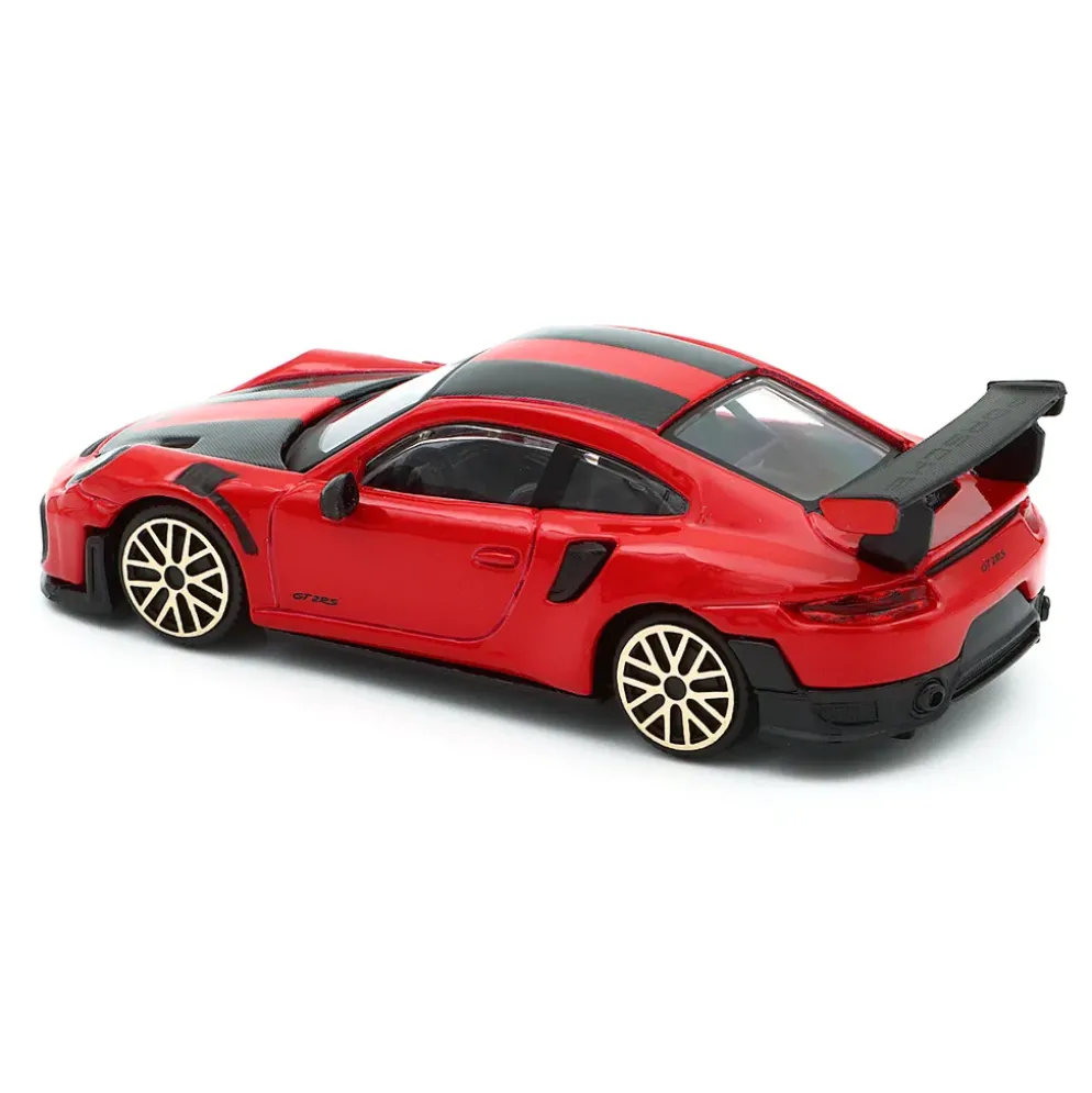 Porsche 911 (997) GT2 RS - Röd / Svart - Bburago - 11 cm
