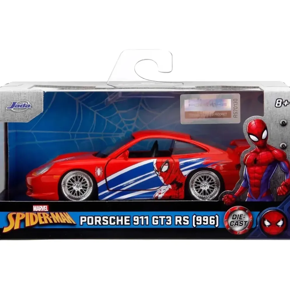 Porsche 911 GT3 RS (996) - Spider-Man - Jada Toys - 1:32