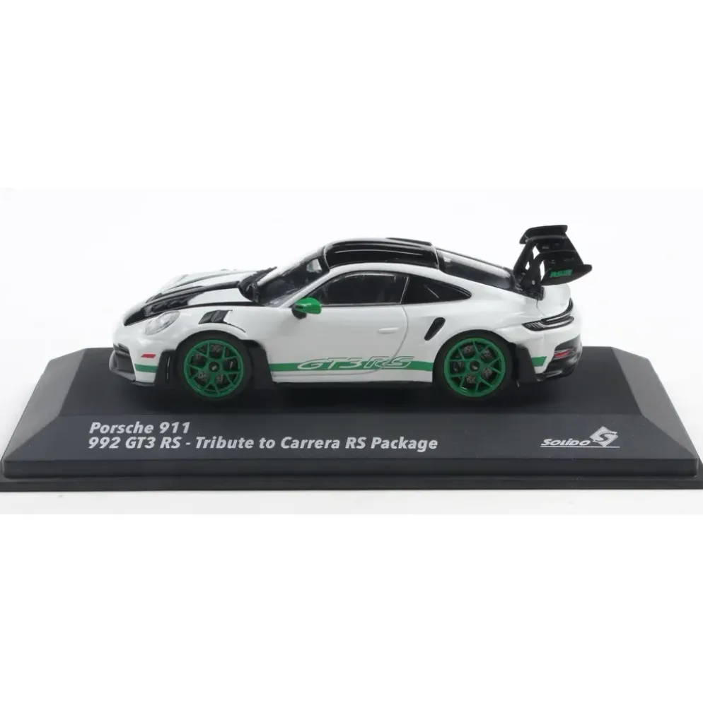 Porsche 911 (993) GT3 RS - 2023 - Vit / Grön - Solido - 1:43