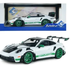 Porsche 911 GT3 RS - Vit / Grön - 2024 - Solido - 1:18